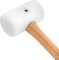 The Beadsmith Nylon Flat Hammer - Double Plastic Non-Marring Mallet, -Inch Flat Faces